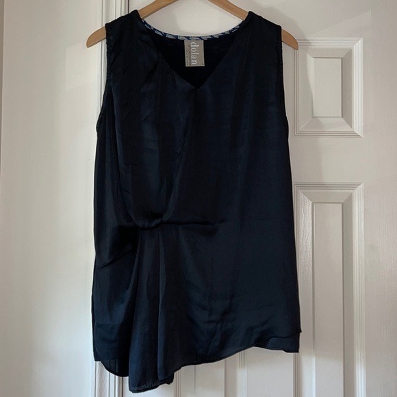 Anthropologie Dolan Left Coast Lokoya Tucked Tunic Sz. Small in Black - Picture 11 of 16